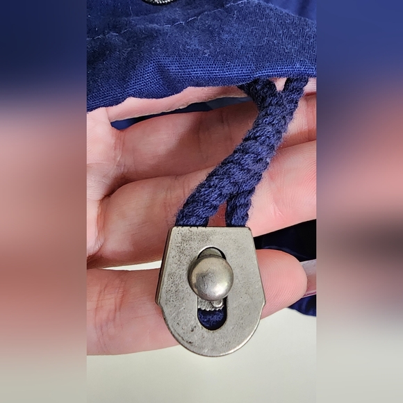 Vintage Towne London Fog 80's Women's Blue & Teal Button & Zip Jacket Med Casual - Picture 6 of 14